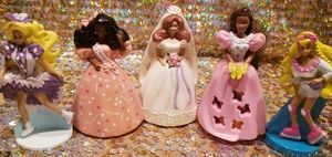 Lot of 5 Vintage 1990's Barbies